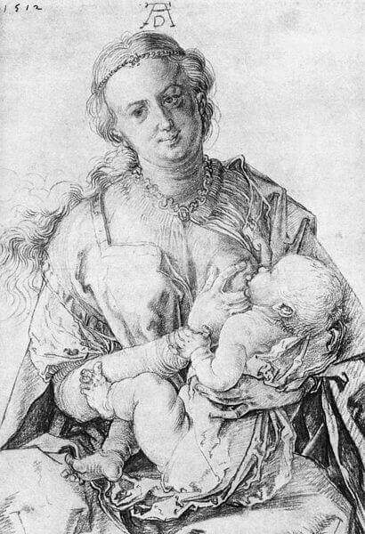 Albrecht Dürer The Virgin Nursing the Child